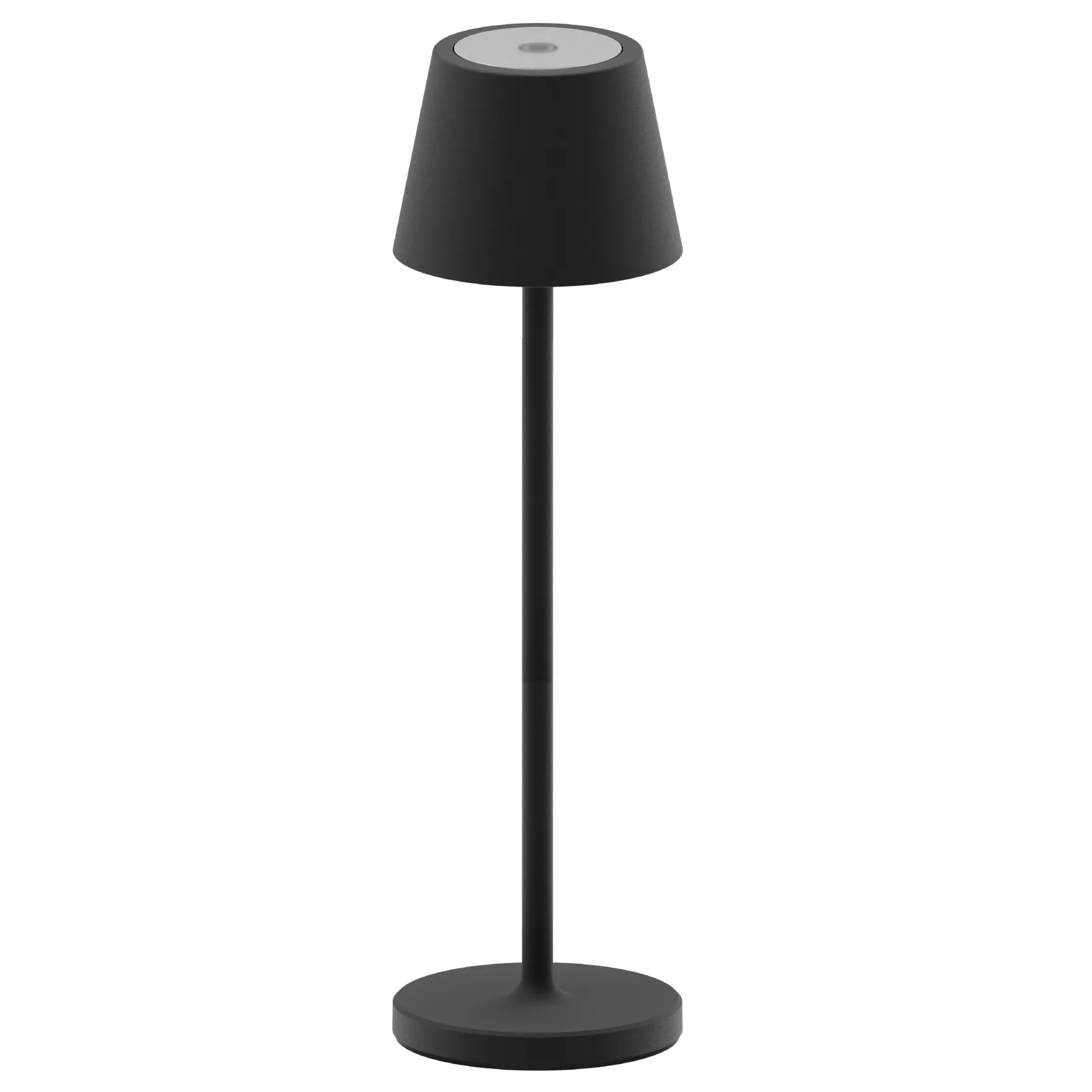 Iris mini bordlampe IP54 oppladbar sort