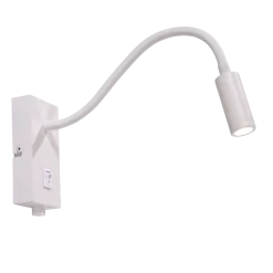 Isa vegglampe 3W hvit LED