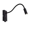 Isa vegglampe 3W sort LED