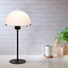 Kelly bordlampe E27 sort/opal