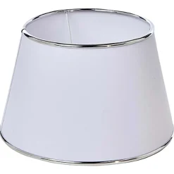 Laila skjerm 45cm hvit/krom