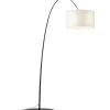 Lesquerde gulvlampe sort/hvit
