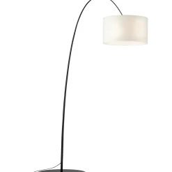 Lesquerde gulvlampe sort/hvit