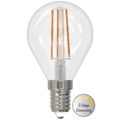 LM LED E14 illum klar 4W 2200K 3-step dim