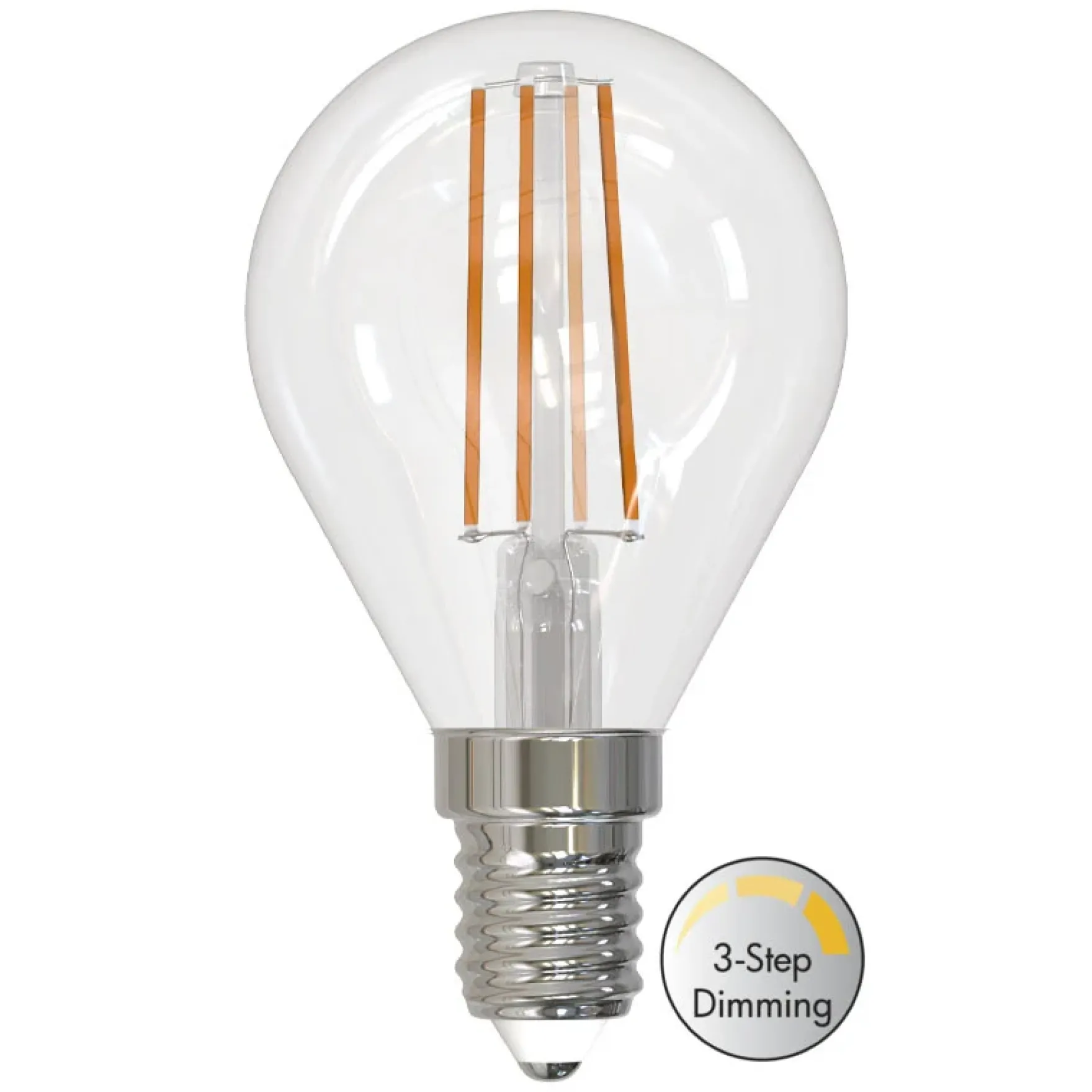 LM LED E14 illum klar 4W 2200K 3-step dim