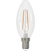 LM LED E14 mignon klar 2.5W dimbar