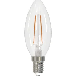 LM LED E14 mignon klar 2.5W dimbar