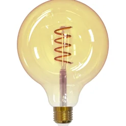 LM LED globe amber Ø125mm 4W dimbar