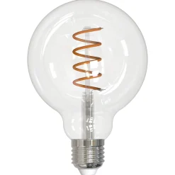 LM LED globe klar Ø95mm 4W dimbar
