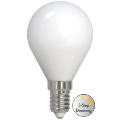 LM LED illum E14 opal 4.5W 470lm 3-step dim