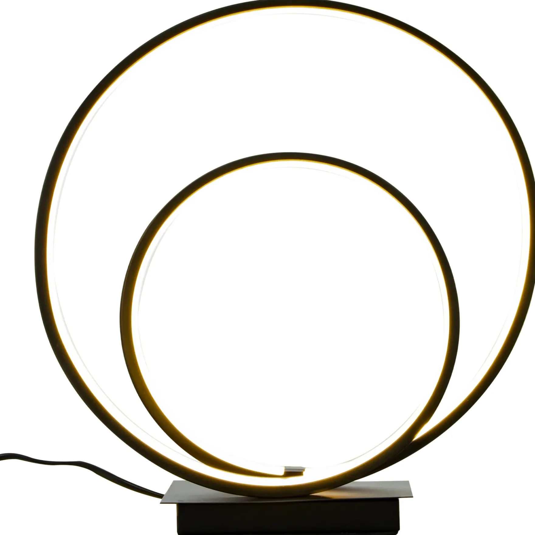 Loop LED bordlampe sort 3-step dim