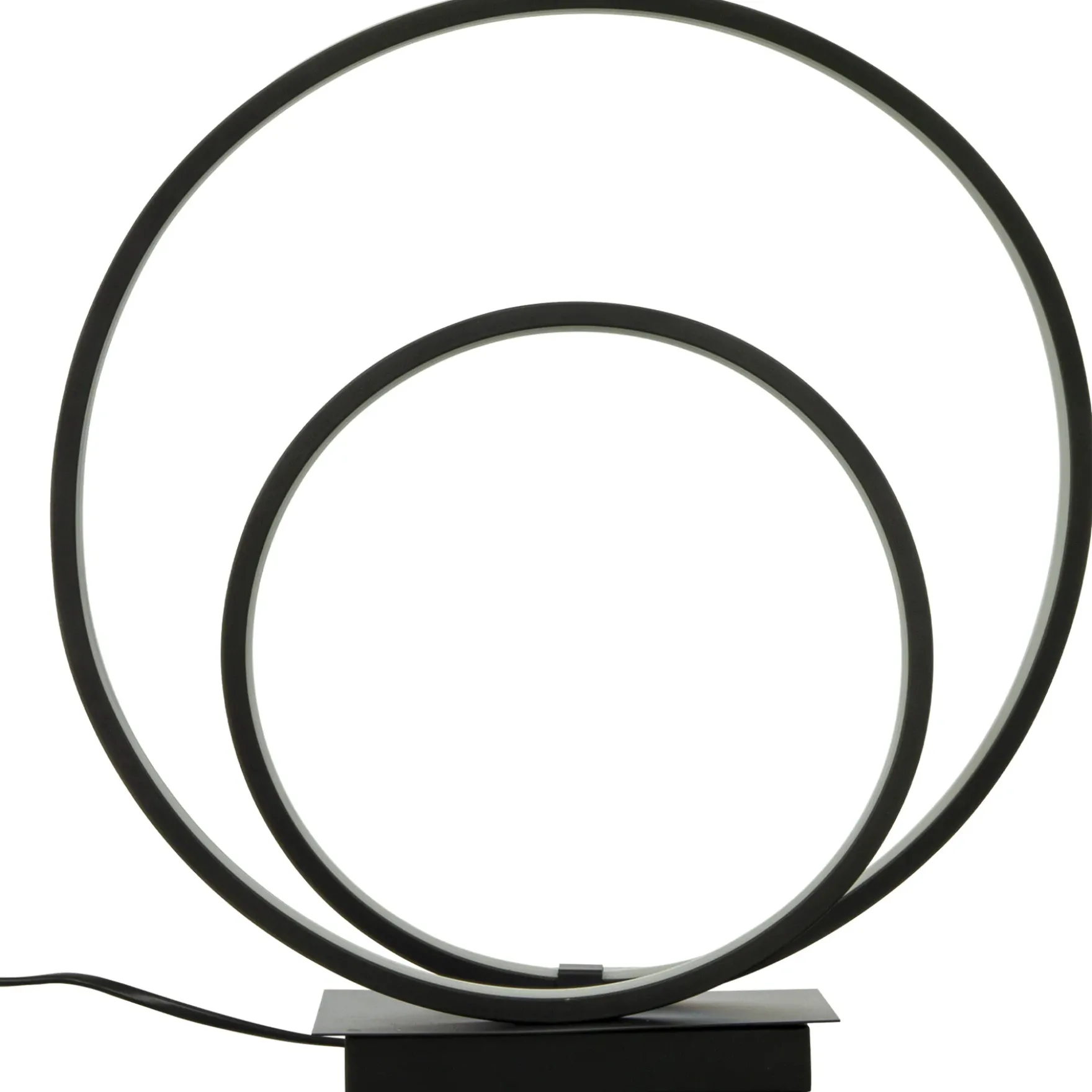 Loop LED bordlampe sort 3-step dim