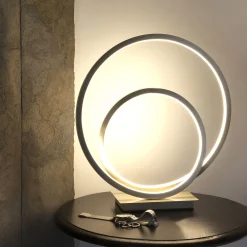 Loop LED bordlampe stål 3-step dim