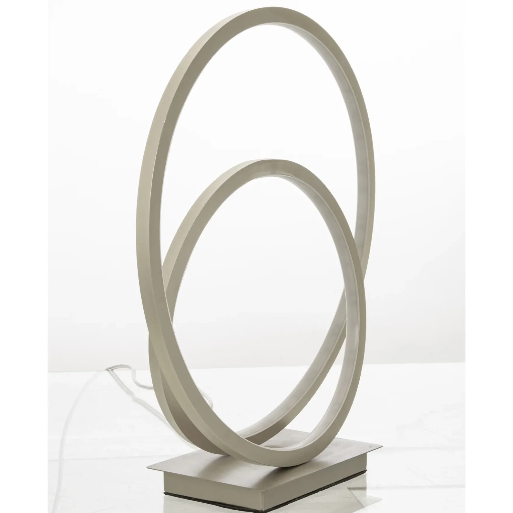 Loop LED bordlampe stål 3-step dim