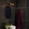 Lucca LED vegglampe IP44 sort
