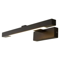 Lucca LED vegglampe IP44 sort