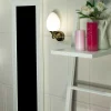 Luigi vegglampe IP44 antikk/opal