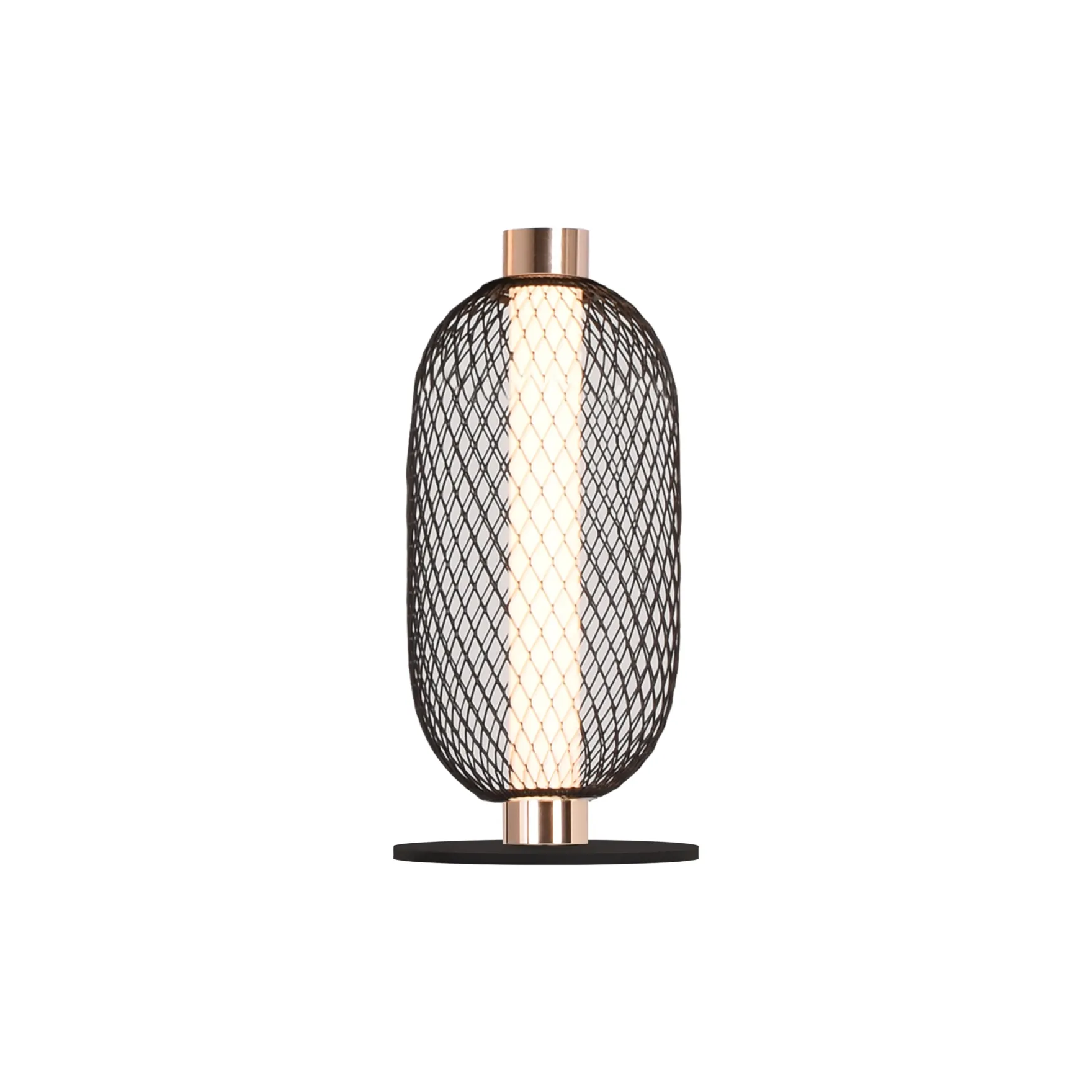Lumia bordlampe liten LED sort/messing