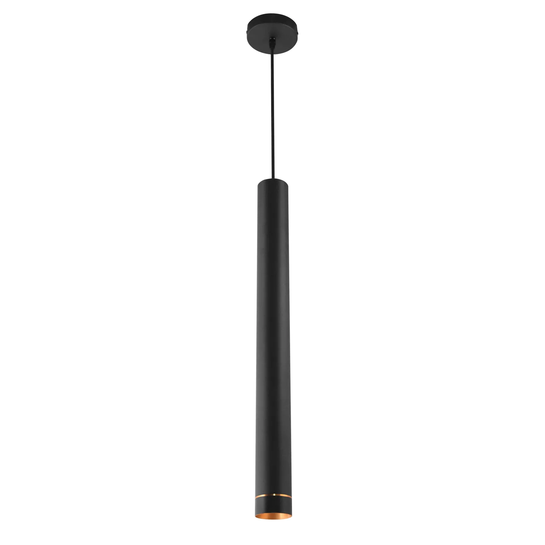 Lysgløtt taklampe 1-lys GU10 sort
