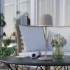 Mannera bordlampe oppladbar sand