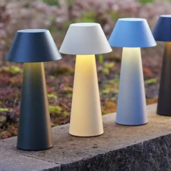 Max bordlampe sort oppladbar