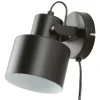 Miami vegglampe sort