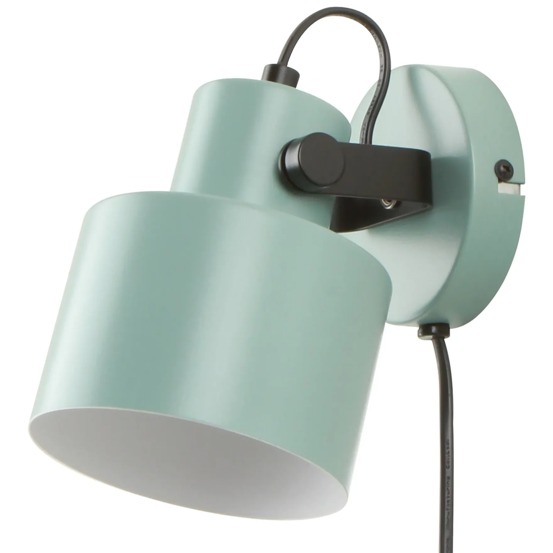 Miami vegglampe turkis