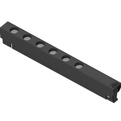 MicroLine Gamma LED lyslist grafitt sort