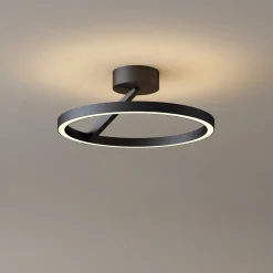 Mind LED takplafond Ø33cm sort