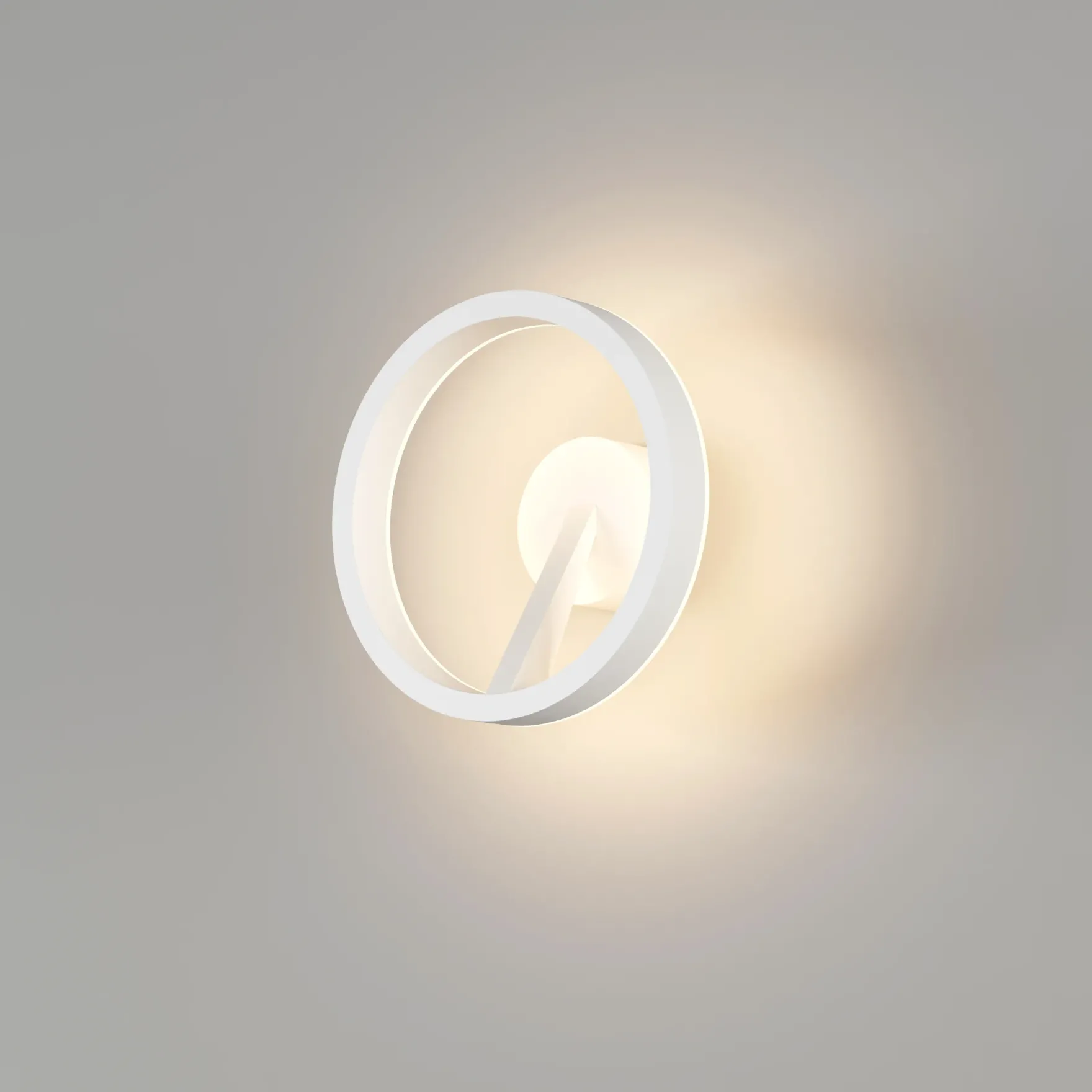 Mind LED vegglampe Ø22cm hvit