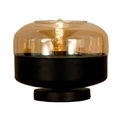 Mitte bordlampe lav sort/amber