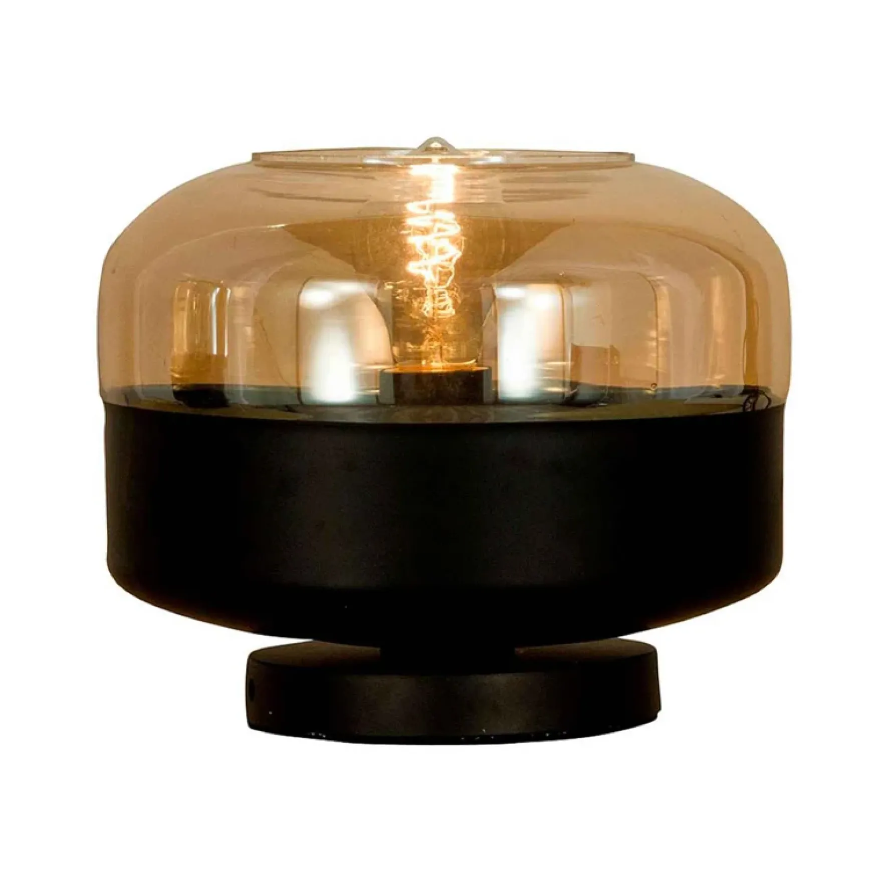 Mitte bordlampe lav sort/amber