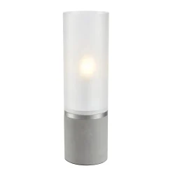 Molo bordlampe 40W E27 grå/frostet