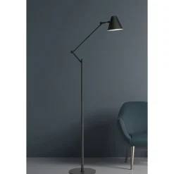 Montana gulvlampe sort/sand