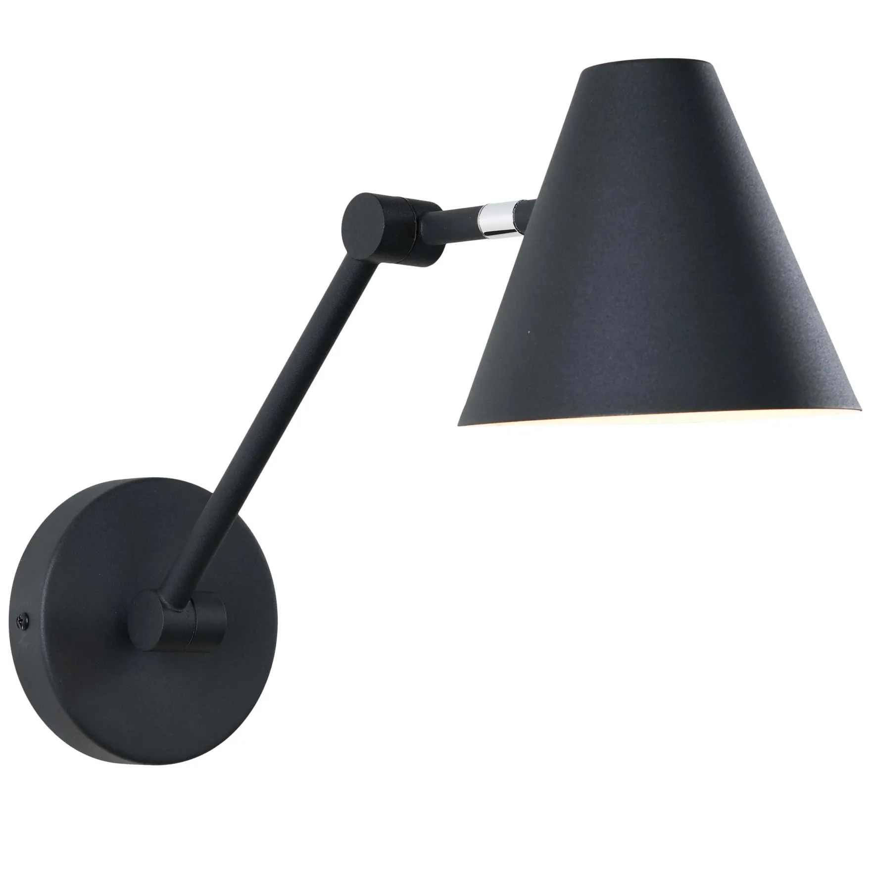 Montana vegglampe sort/sand