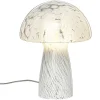 Mushi bordlampe stor hvit/klar