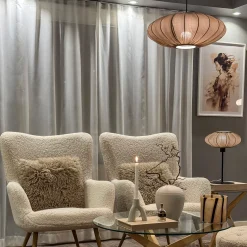 Noor bordlampe stor grå
