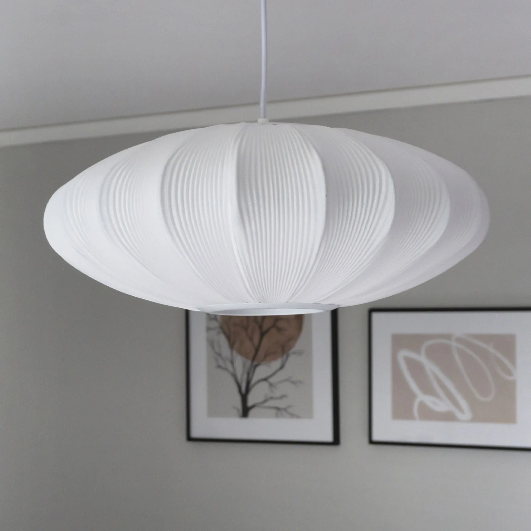 Noor takpendel Ø45cm hvit