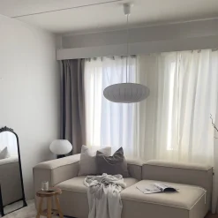 Noor takpendel Ø55cm hvit
