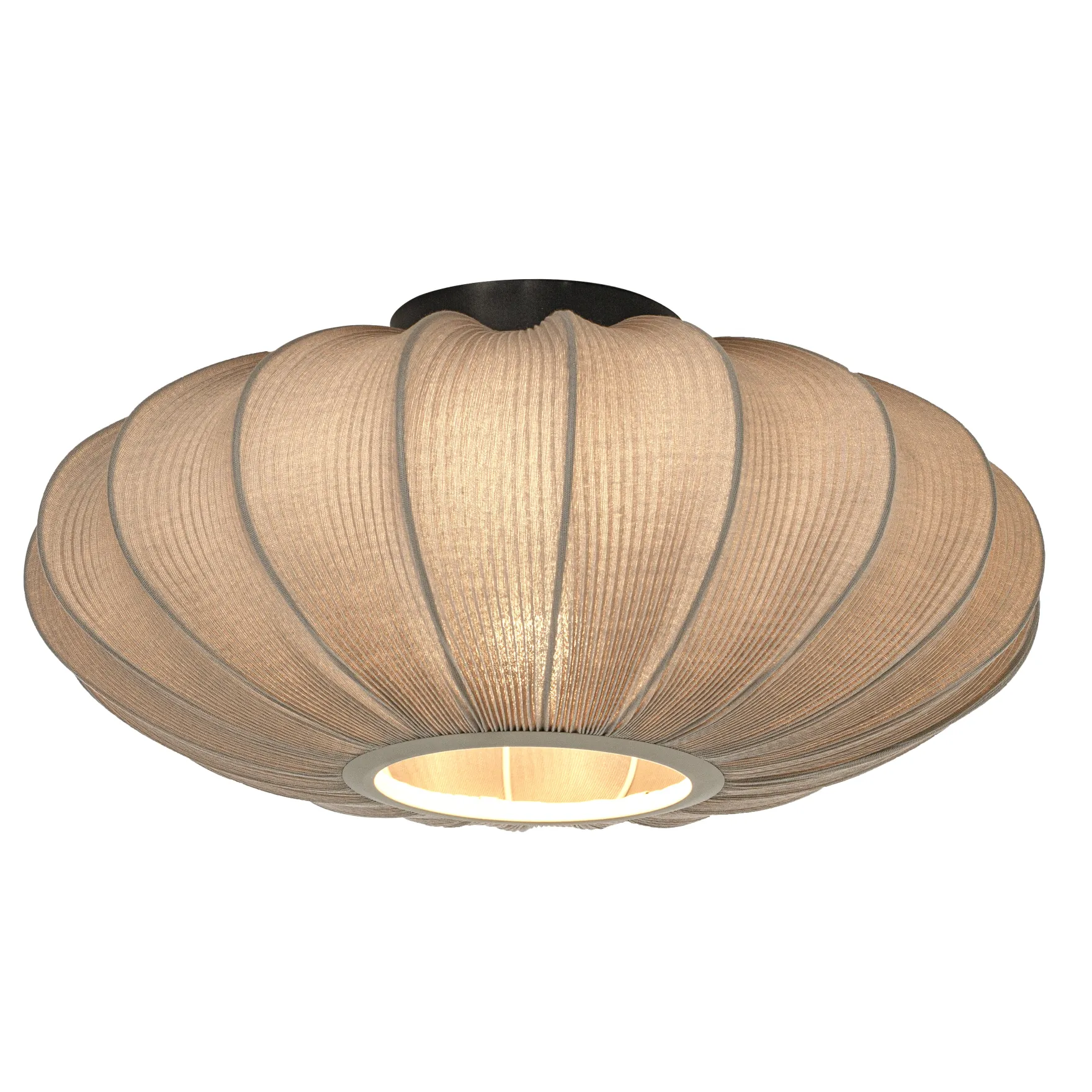 Noor takplafond Ø45cm grå