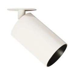 Oz innfelt spot hvit/sort