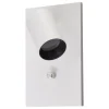 Oz K1 vegglampe m/USB hvit/sort