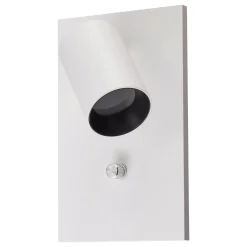 Oz K1 vegglampe m/USB hvit/sort