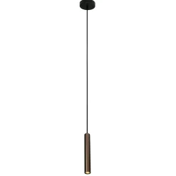 Oz mini K1 takpendel 1-lys sort/bronse