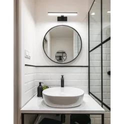 Pandella LED vegglampe IP44 40cm sort