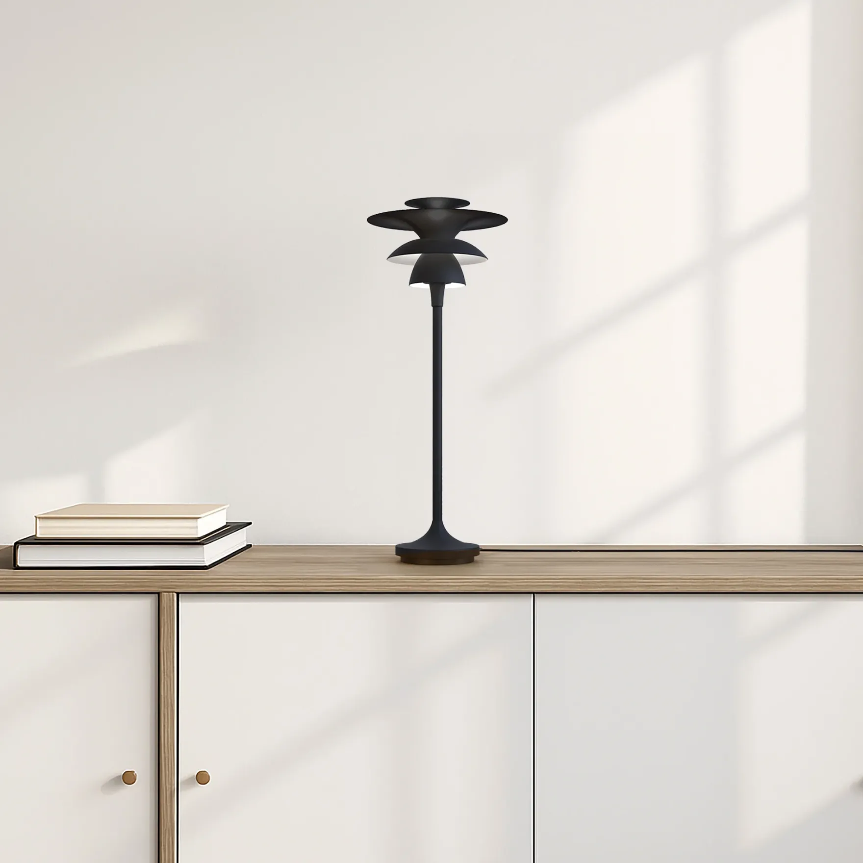 Picasso bordlampe H45cm sort