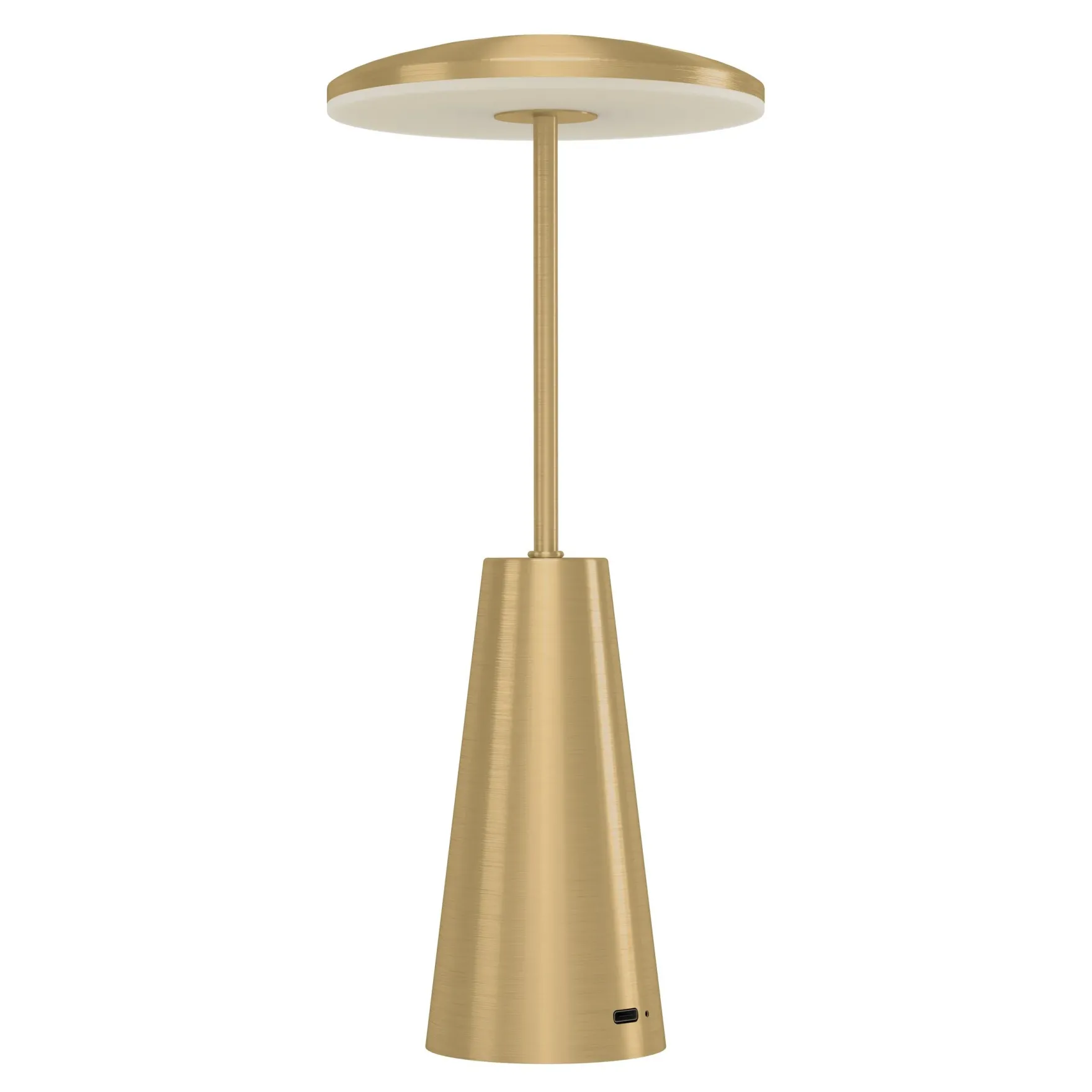 Piccora bordlampe oppladbar IP54 LED messing