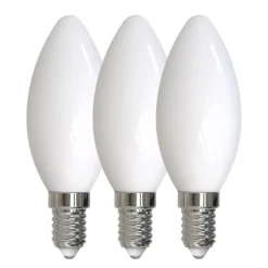 3pk LED E14 mignon opal 4.9W dimbar