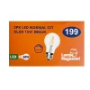 3pk LED E27 normal klar 7.5W dimbar