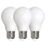 3pk LED E27 normal opal 7.5W dimbar